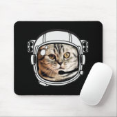 Tapis De Souris Chat spatial (Avec souris)