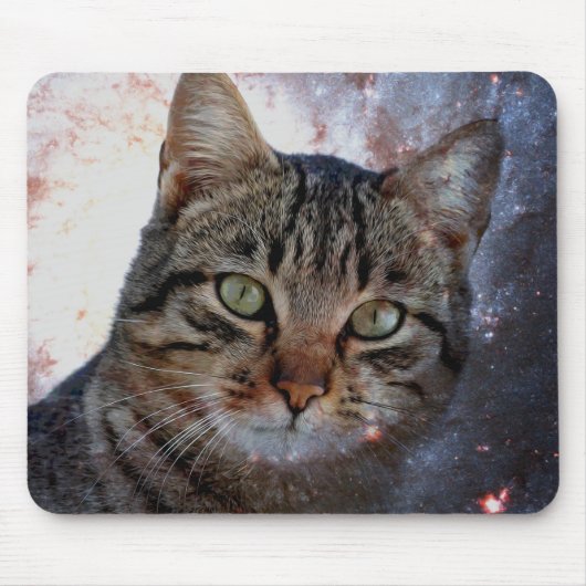 Tapis De Souris Chat spatial (Devant)
