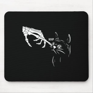 Tapis De Souris Chat Squelette Halloween Chats Lover Pet Ow