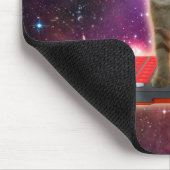 Tapis De Souris Chat sur synthétiseurs dans l'espace (Coin)