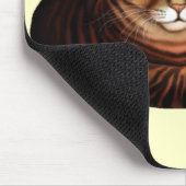 Tapis De Souris Chat tigré Brown Mousepad de sommeil (Coin)