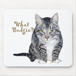 Tapis De Souris Chat Tigre Demande : Quel Perruche ?