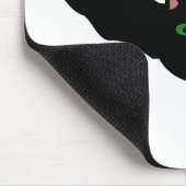 Tapis De Souris Chat Vampire face chauve Halloween Mousepad (Coin)