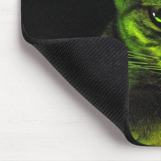 Tapis De Souris Chat vert Mousepad (Coin)