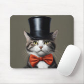 Tapis De Souris Chat victorien (Avec souris)