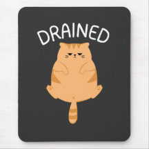Tapis de souris Chat Vidé pour Journées de Batteri