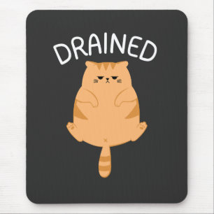 Tapis de souris Chat Vidé pour Journées de Batteri