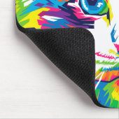 Tapis de souris chat WPAP vibrant (Coin)