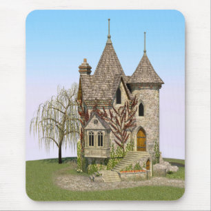 Tapis De Souris Château de Conte de Fées Cadeau de Fantaisie et d'