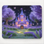 Tapis De Souris Château de Fairy de la Lavande Cachée Grove (Devant)