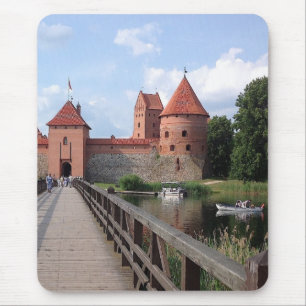 Tapis De Souris Château de l'île de Trakai - Lituanie —