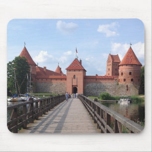 Tapis De Souris Château de l'île de Trakai - Lituanie —