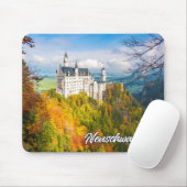 Tapis De Souris Château De Neuschwanstein, Allemagne, Automne (Avec souris)