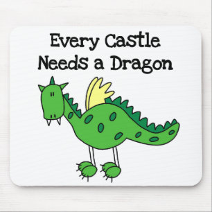 Tapis De Souris Château Dragon