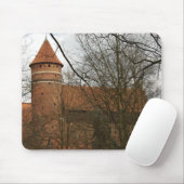 Tapis De Souris Château gothique médiéval d'Olsztyn - mousepad (Avec souris)