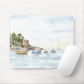 Tapis De Souris Château" Mousepad "de Polruan (Avec souris)