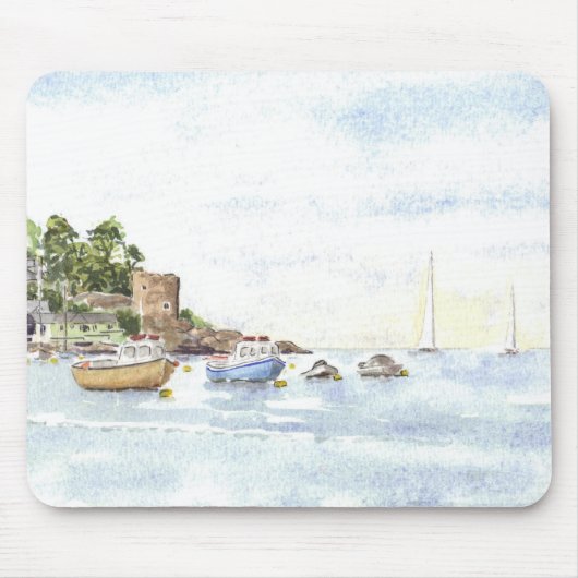 Tapis De Souris Château" Mousepad "de Polruan (Devant)