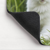 Tapis De Souris Chaton Blanc Avec Canard (Coin)