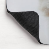 Tapis De Souris Chaton blanc dormant (Coin)