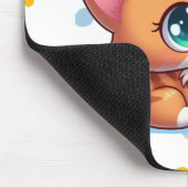 Tapis De Souris Chaton/chat mignon & papillon  (Coin)