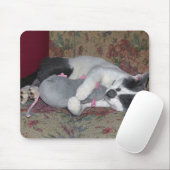 Tapis De Souris Chaton couchant (Avec souris)