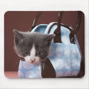 Tapis De Souris Chaton dans le sac à main