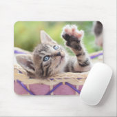 Tapis De Souris Chaton dans un panier (Avec souris)