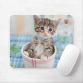 Tapis De Souris Chaton de Munchkin avec le joli ruban (Avec souris)