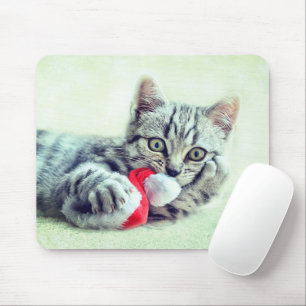 Tapis De Souris chaton de Noël