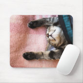 Tapis De Souris Chaton de sommeiller (Avec souris)