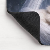 Tapis De Souris Chaton endormi dans un hamac en tulle (Coin)