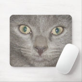 Tapis De Souris chaton face2 mousepad -gris (Avec souris)