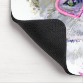 Tapis De Souris Chaton mignon d'aquarelle (Coin)