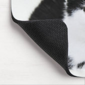 Tapis De Souris Chaton noir et blanc (Coin)