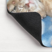 Tapis De Souris Chaton somnolent Mousepad (Coin)