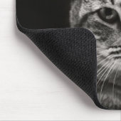 Tapis De Souris Chaton tigré noir (Coin)