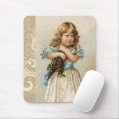 Tapis De Souris Chaton vintage (Avec souris)