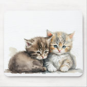 Tapis De Souris Chatons aquarelles (Devant)
