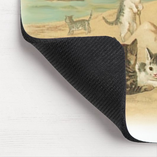 Tapis De Souris Chatons de plage (Coin)