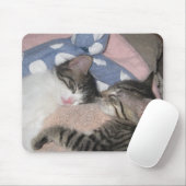 Tapis De Souris Chatons doux de sommeil (Avec souris)