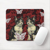 Tapis De Souris Chatons et dentelle oh mes ! (Avec souris)