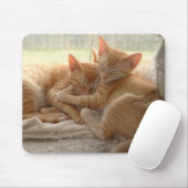 Tapis De Souris Chatons oranges (Avec souris)