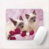 Tapis De Souris chatons siamois (Avec souris)