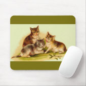 Tapis De Souris chatons victoriens (Avec souris)