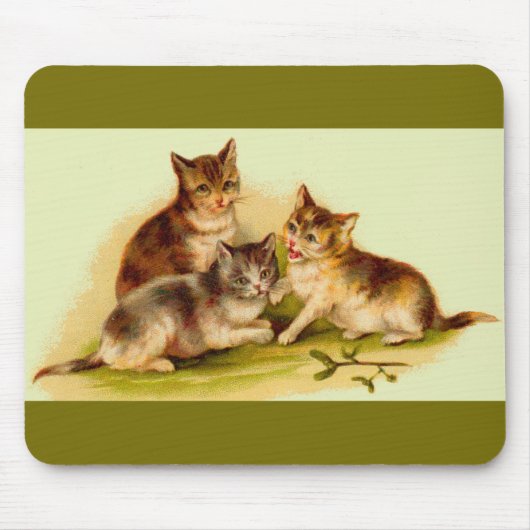 Tapis De Souris chatons victoriens (Devant)