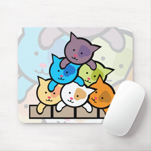 Tapis De Souris Chats (Avec souris)