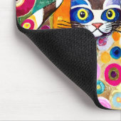 Tapis De Souris Chats abstraits cool (Coin)