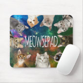 Tapis De Souris Chats amusants | Meowsepad Cute Cat Breeds Mouse P (Avec souris)