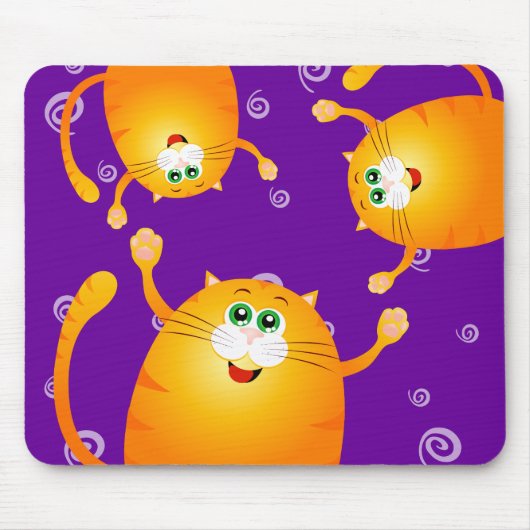 Tapis De Souris Chats amusants, mousepad (Devant)