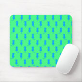 Tapis De Souris Chats bleus fantaisistes Fun Forever Lime vert (Avec souris)
